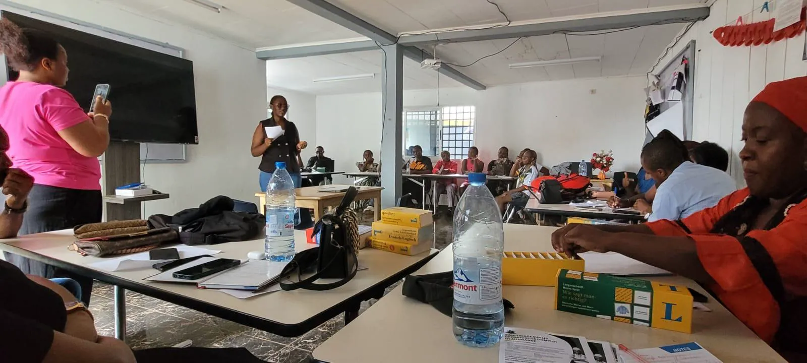 Unterrichtsveranstaltung bei IVTIE in Kamerun
